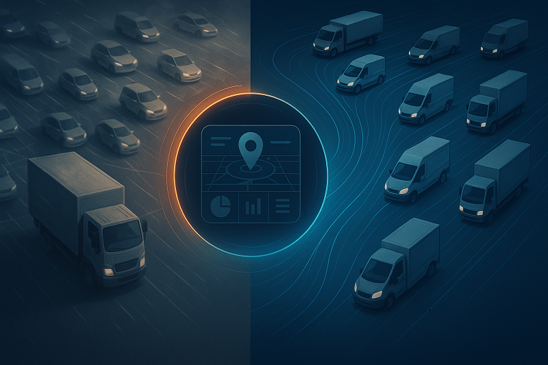 Революционизация управления автопарком с платформой отслеживания GPS Protrack